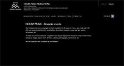 Desktop Screenshot of noubamusic.com